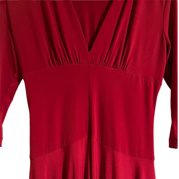 Classy Dancing Red dress with smooth & stretchy fabric Sz Small - Picture 5 of 8